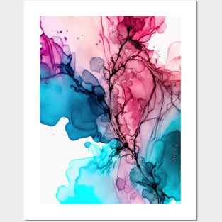 Radiant Spectrum - Abstract Alcohol Ink Art Posters and Art